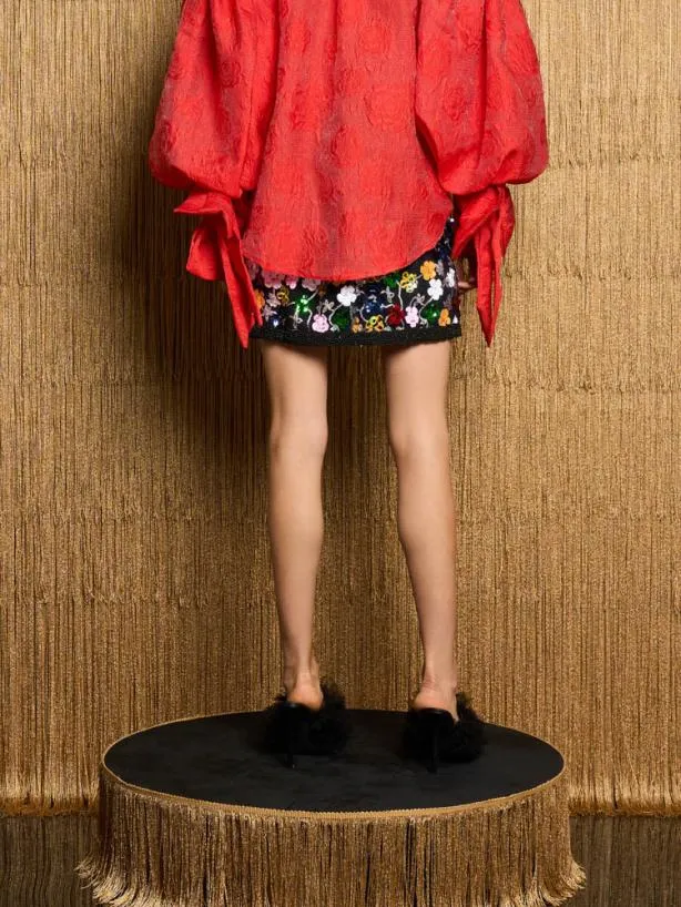 Sister Jane Bottoms Womenswear DREAM Wonderland Sequin Mini Skirt Multicolour