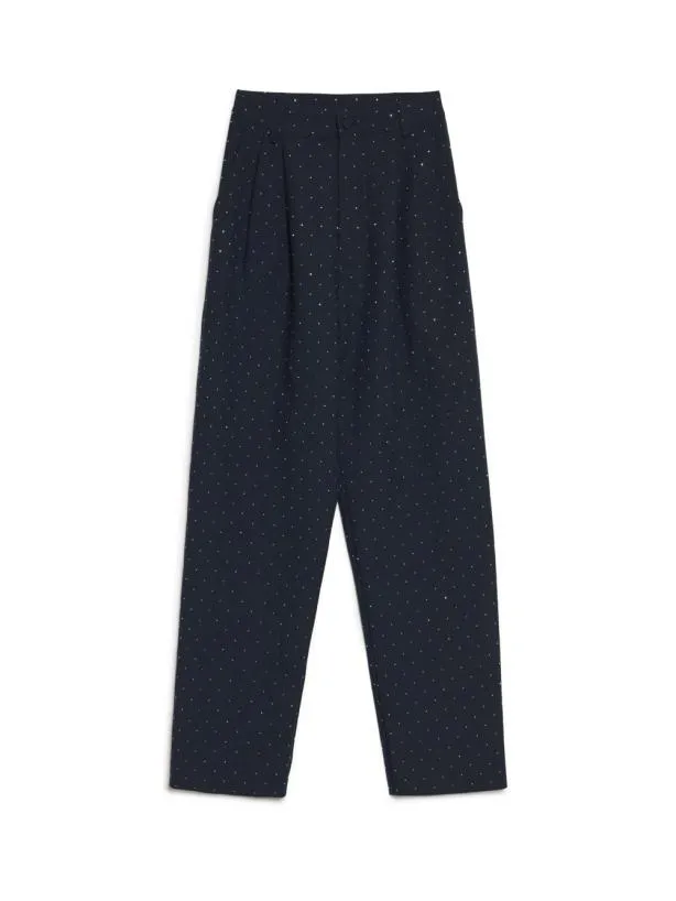 Sister Jane Bottoms Womenswear Starry Night Trousers Midnight Blue