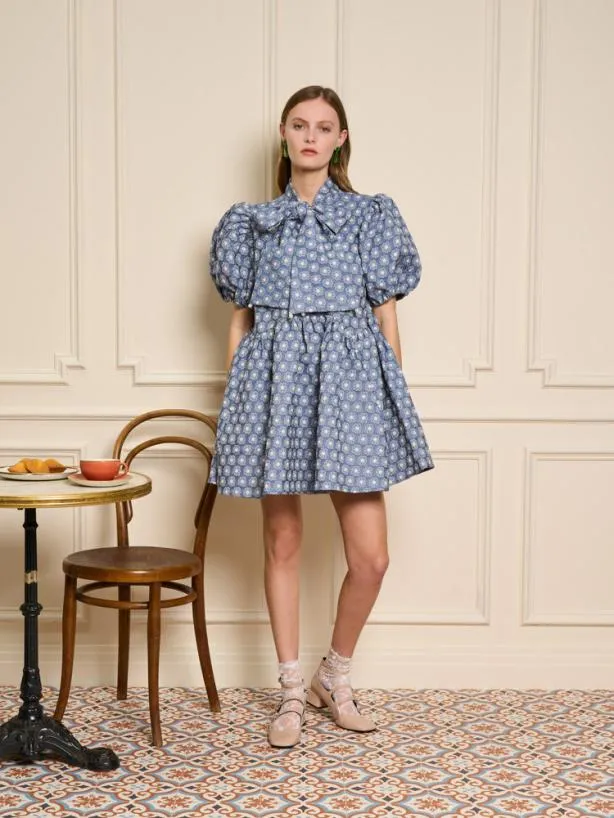 Sister Jane Dresses Womenswear Daisy Denim Mini Dress Captain Blue
