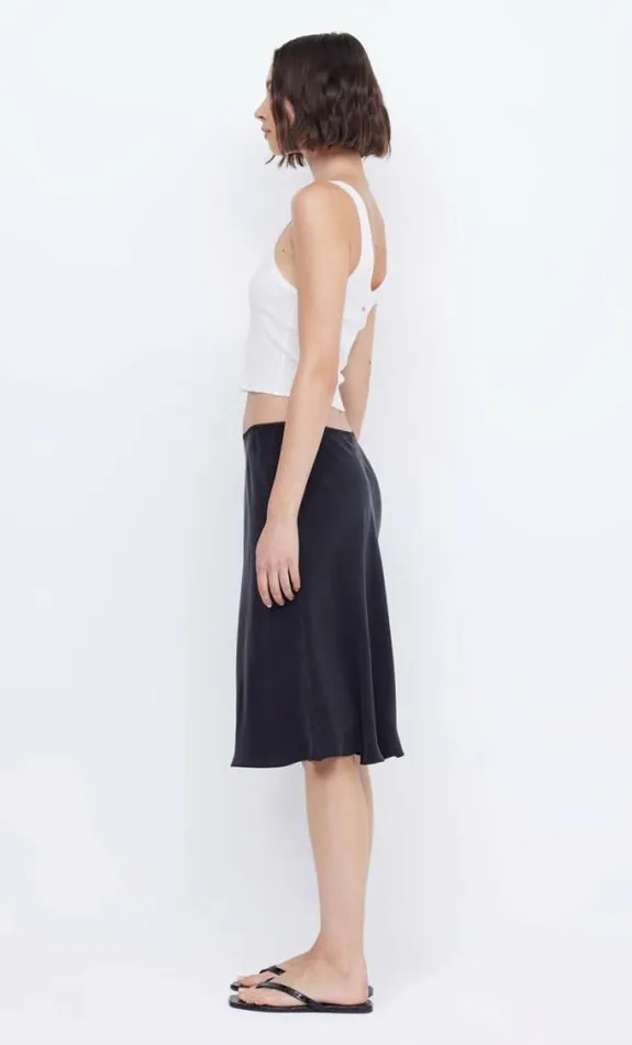 Skirts Shop Bec Bridge Piper Bias Midi Skirt Black