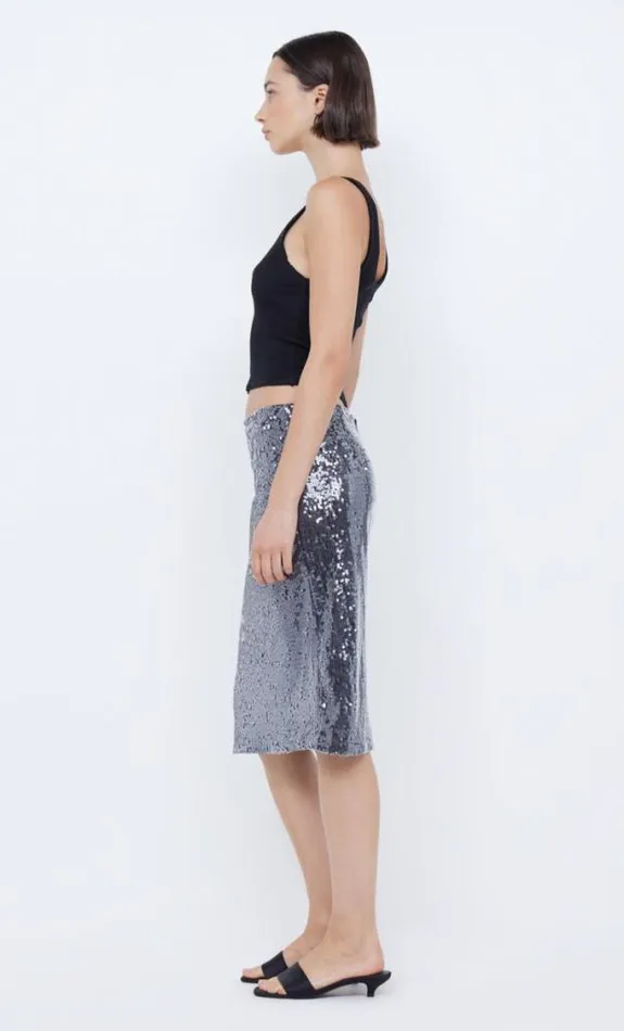 Skirts Shop Bec Bridge Venus Sequin Midi Skirt Black
