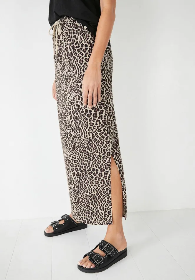 Skirts Women Hush Jorja Jersey Maxi Skirt True Leopard