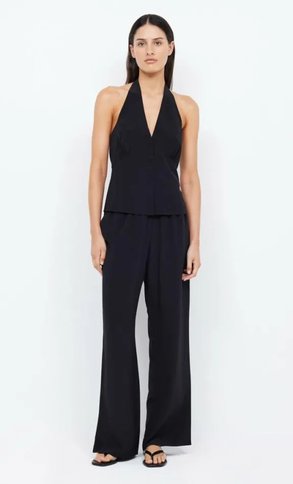 Sleeveless Shop Bec Bridge Archer Halter Top Black