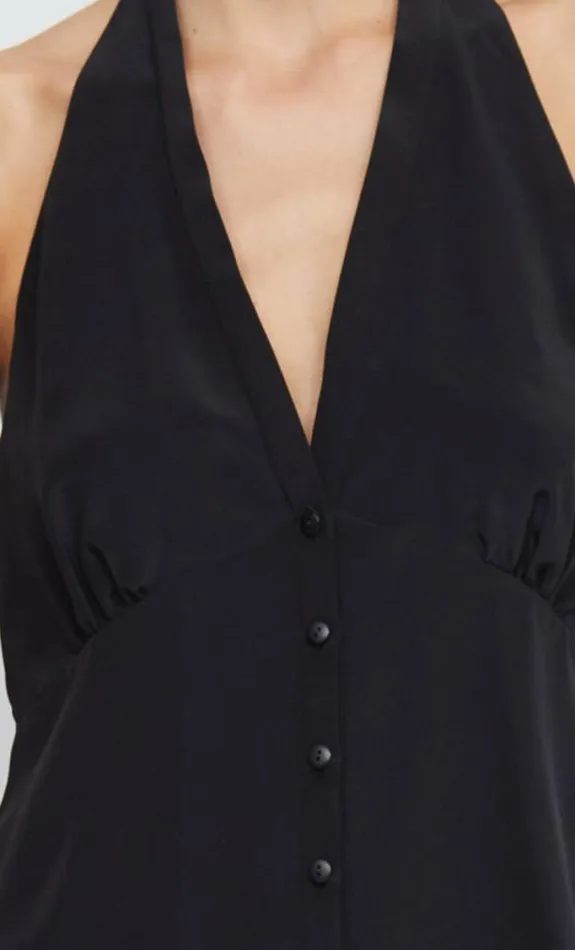 Sleeveless Shop Bec Bridge Archer Halter Top Black