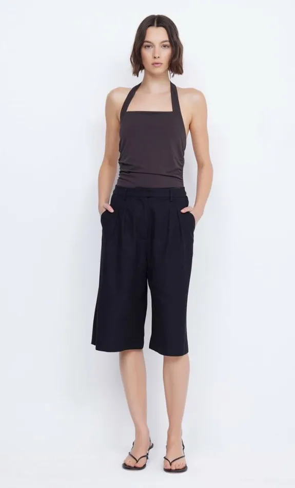Sleeveless Shop Bec Bridge Blanche Halter Top Espresso