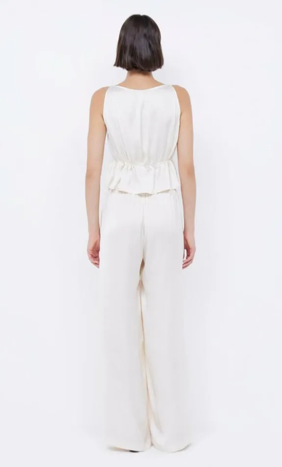 Sleeveless Shop Bec Bridge Delphi Gathered Top Ivory