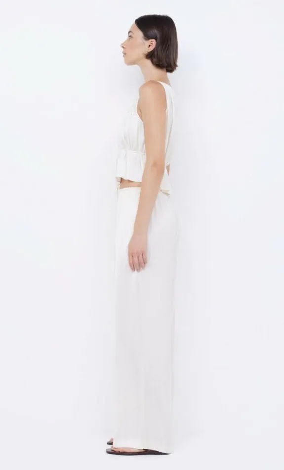 Sleeveless Shop Bec Bridge Delphi Gathered Top Ivory