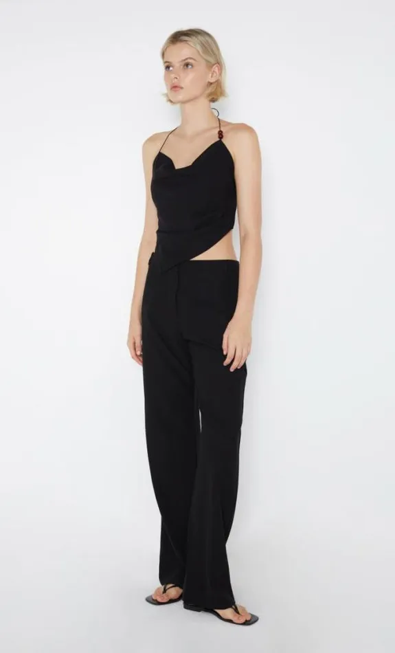 Sleeveless Shop Bec Bridge Desiree Halter Top Black