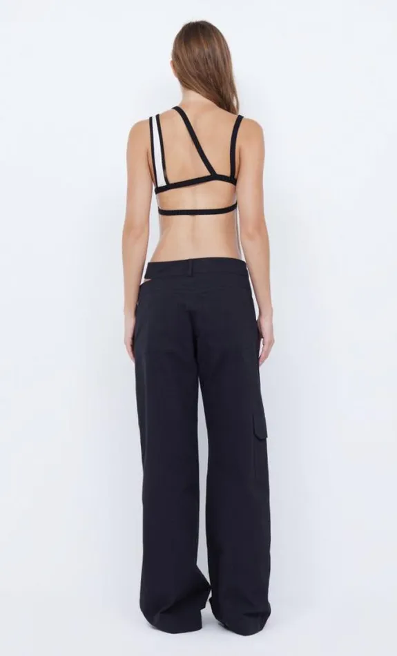 Sleeveless Shop Bec Bridge Hari Backless Top Ivoryblack