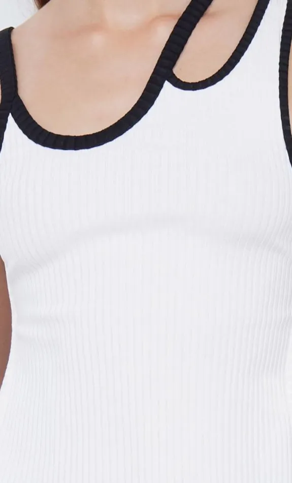 Sleeveless Shop Bec Bridge Hari Backless Top Ivoryblack