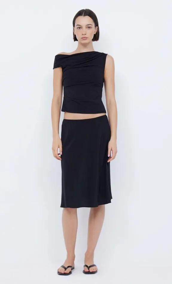 Sleeveless Shop Bec Bridge Serene Top Black