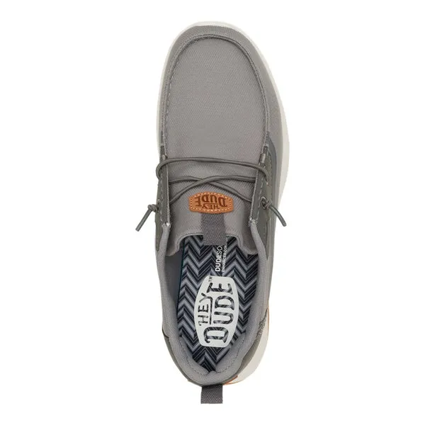 Sneakers heydude Apparel Wally Drift Mesh Monument Grey