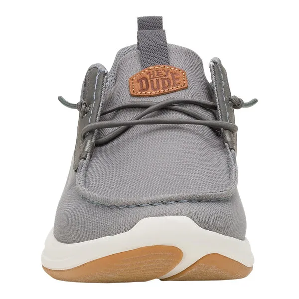 Sneakers heydude Apparel Wally Drift Mesh Monument Grey