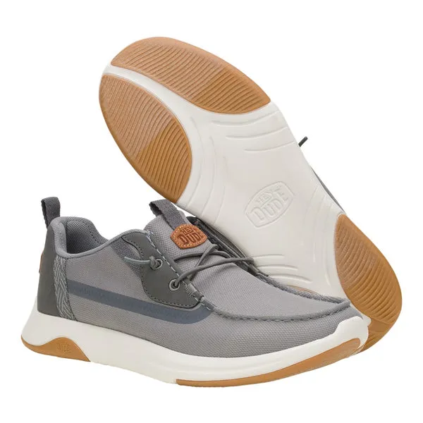Sneakers heydude Apparel Wally Drift Mesh Monument Grey
