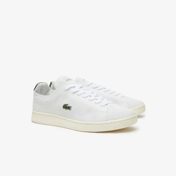 Sneakers Men Lacoste Men039s Carnaby Piqu Sneakers Whitegreen 082