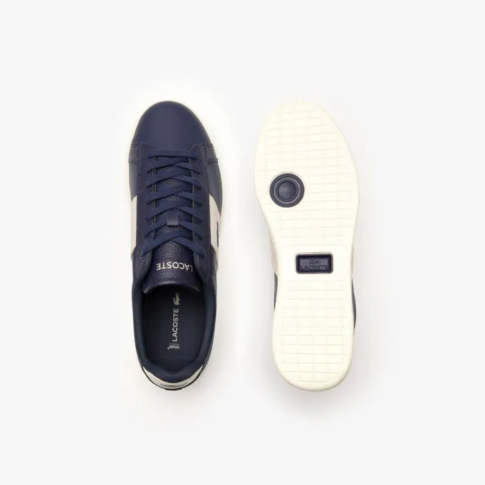 Sneakers Men Lacoste Men039s Carnaby Pro CGR Bar Smooth Leather Sneakers Nvyoff Wht J18