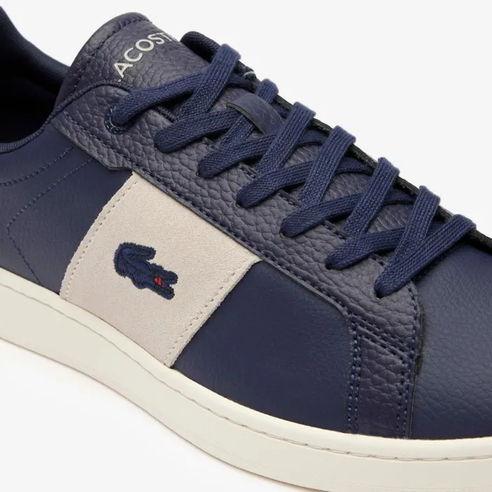 Sneakers Men Lacoste Men039s Carnaby Pro CGR Bar Smooth Leather Sneakers Nvyoff Wht J18