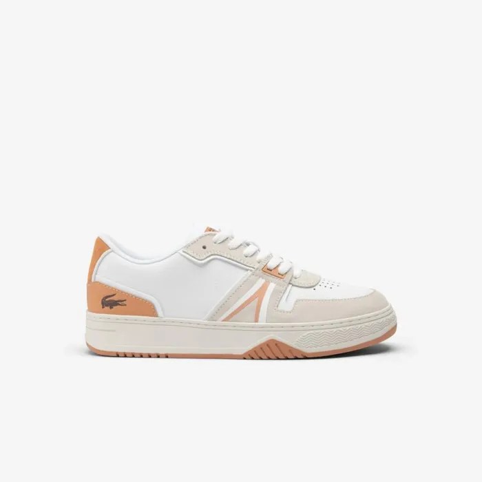 Sneakers Men Lacoste Men039s L001 SportInspired Leather Sneakers Whtlt Brw 2j8