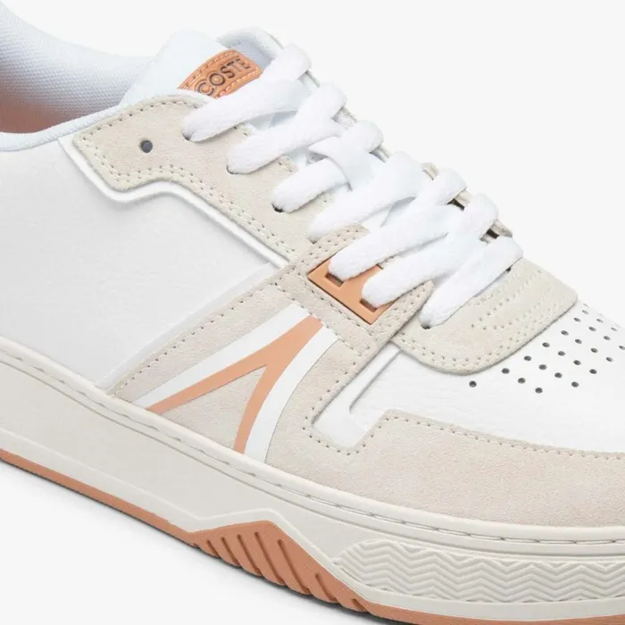 Sneakers Men Lacoste Men039s L001 SportInspired Leather Sneakers Whtlt Brw 2j8
