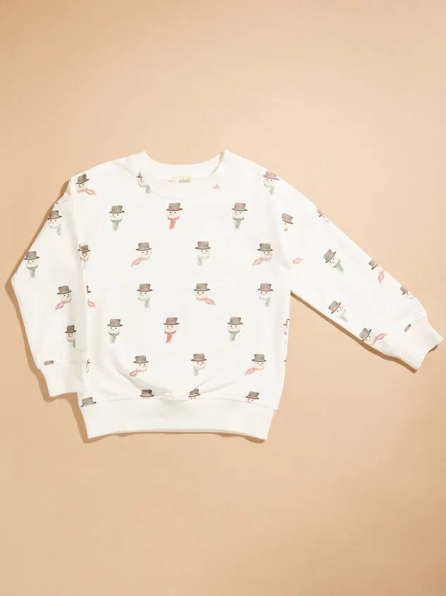 Snowman Snuggles Sweatshirt White Boy Altar039d State Tops Snowman Snuggles Sweatshirt White Boy Altar039d State Tops