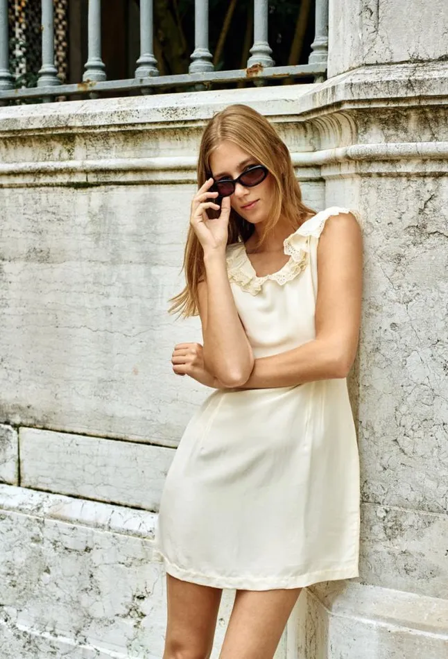 Sophie Dress Ivory PreOrder Women Ciao Lucia White Dresses