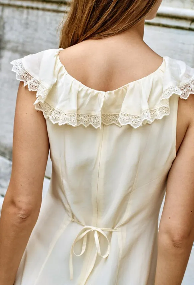 Sophie Dress Ivory PreOrder Women Ciao Lucia White Dresses