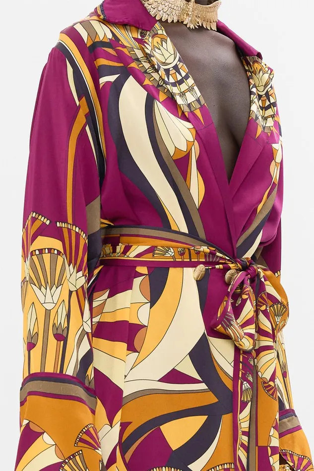 SPLIT CUFF SOFT COAT DESERT DELIRIUM Desert Delirium Womens Camilla Jackets