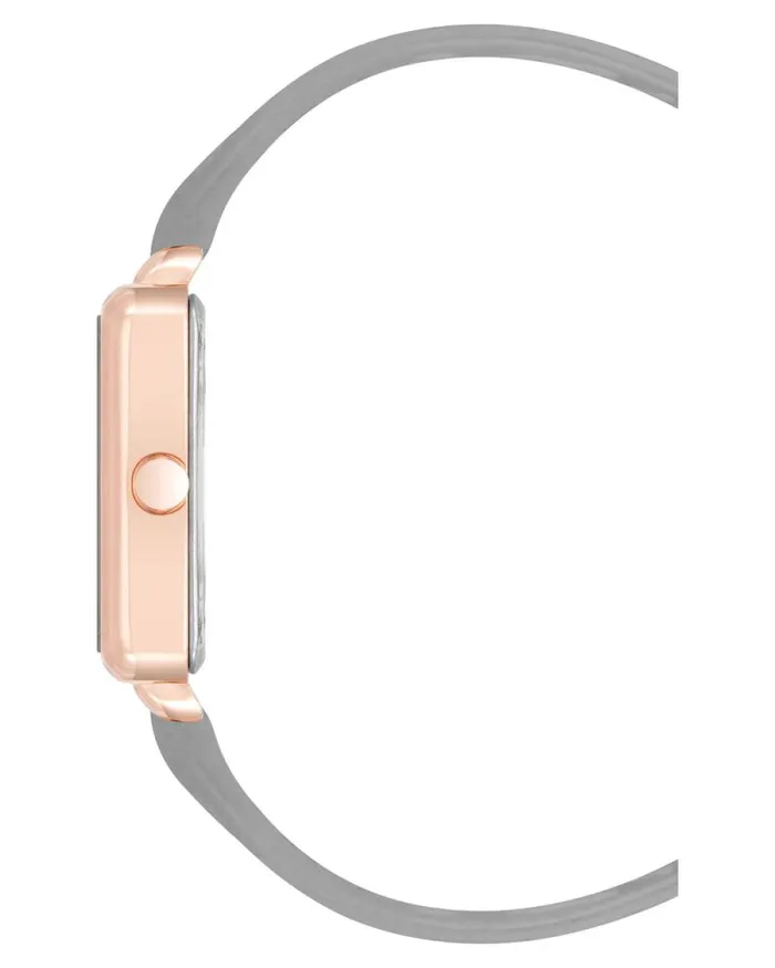 Square Case Smooth Strap Watch Greyrose Gold Women Nine West Straps Square Case Smooth Strap Watch Greyrose Gold Women Nine West Straps