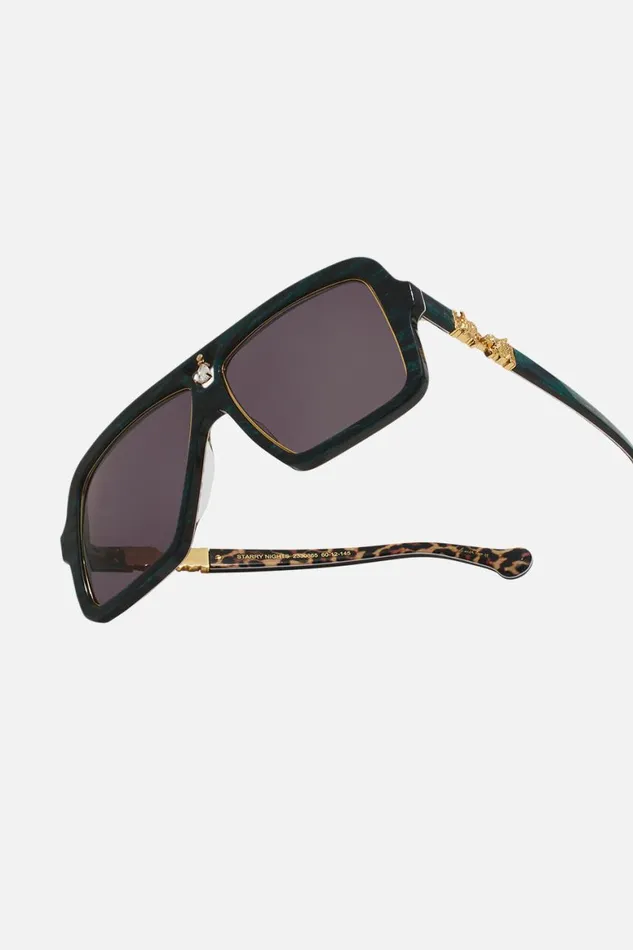 STARRY NIGHTS SUNGLASSES EMERALD MARBLE Emerald Marble WomensMens Camilla Sunglasses