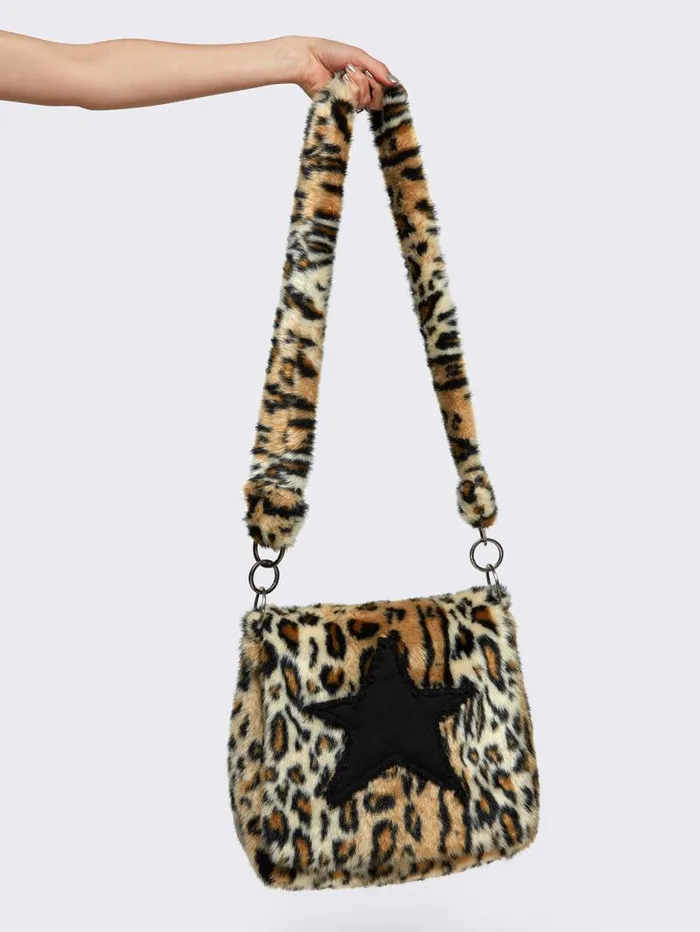 Starshine Leopard Furry Bag Women Minga London Bags