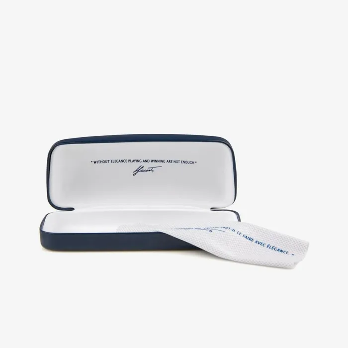 Sunglasses Men Lacoste Men039s Squared Metal Retro Sunglasses Matte Light Ruthenium 038