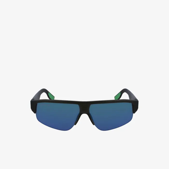 Sunglasses MenWomen Lacoste Unisex Mask Active Sunglasses Matte Grey 022