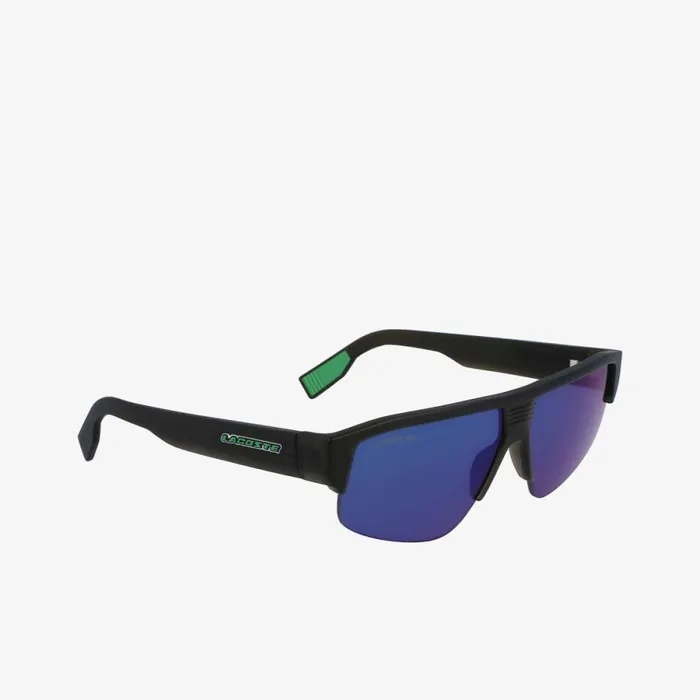 Sunglasses MenWomen Lacoste Unisex Mask Active Sunglasses Matte Grey 022
