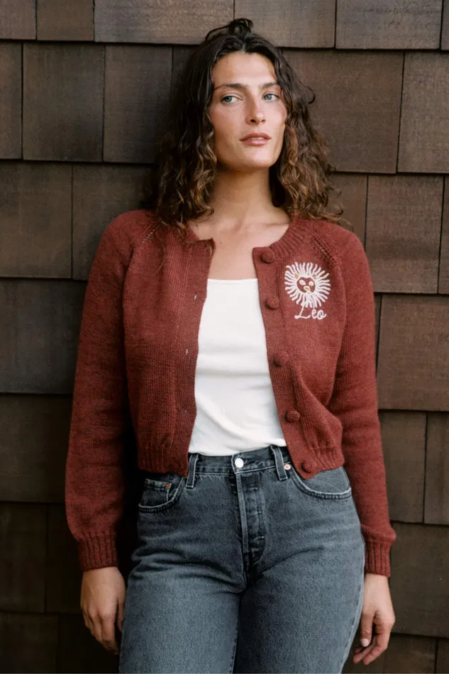 Sweaters and Outerwear Christy Dawn Women The Astral Cardigan Leo Garnet