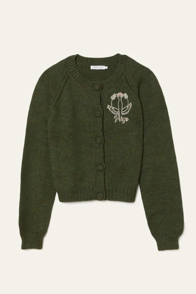 Sweaters and Outerwear The Astral Cardigan Virgo Emerald Christy Dawn Women Sweaters and Outerwear The Astral Cardigan Virgo Emerald Christy Dawn Women