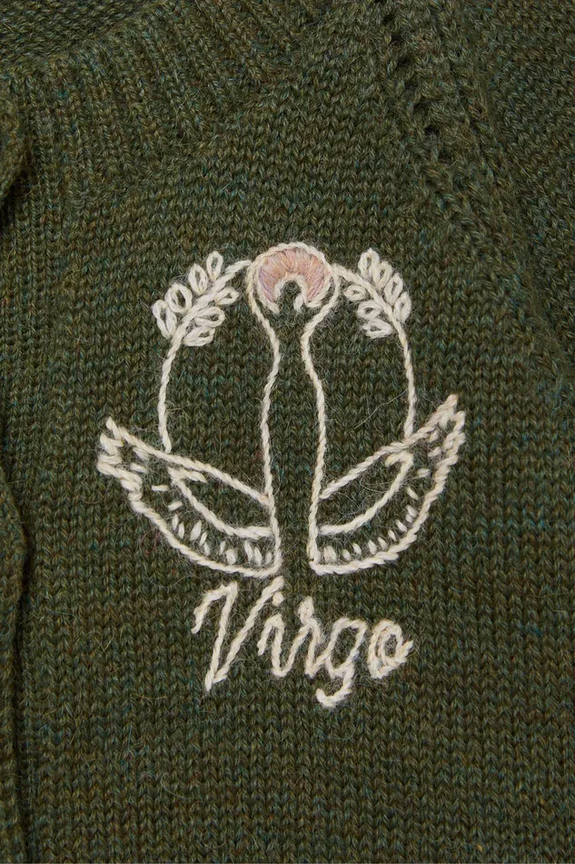 Sweaters and Outerwear The Astral Cardigan Virgo Emerald Christy Dawn Women Sweaters and Outerwear The Astral Cardigan Virgo Emerald Christy Dawn Women