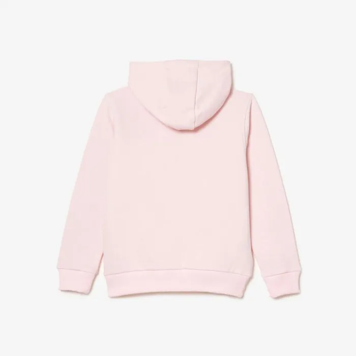 Sweaters and Sweatshirts Kids Lacoste Kids039 Kangaroo Pocket ZipUp Hoodie Light Pink T03