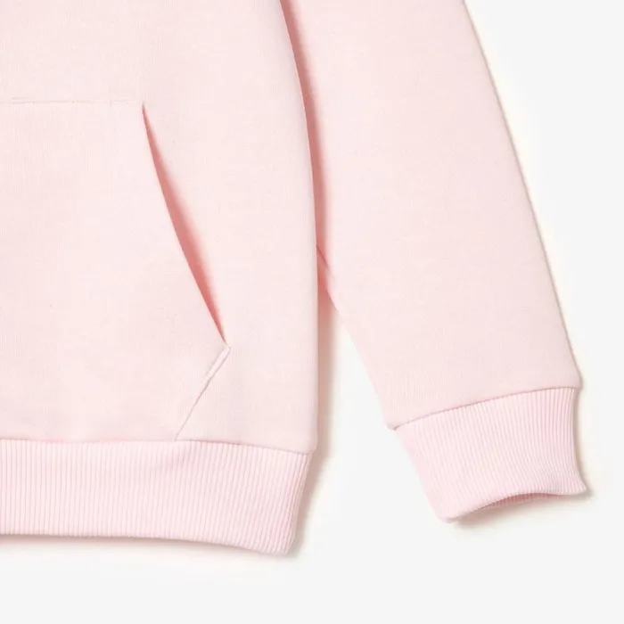 Sweaters and Sweatshirts Kids Lacoste Kids039 Kangaroo Pocket ZipUp Hoodie Light Pink T03