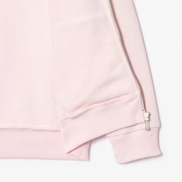 Sweaters and Sweatshirts Kids Lacoste Kids039 Kangaroo Pocket ZipUp Hoodie Light Pink T03