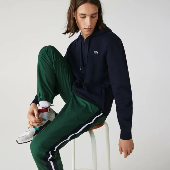 Sweaters and Sweatshirts Men Lacoste Men039s SPORT Lightweight Hoodie Navy Blue 423