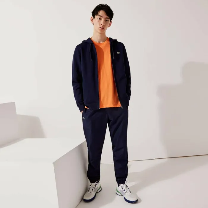 Sweaters and Sweatshirts Men Lacoste Men039s SPORT Lightweight Hoodie Navy Blue 423