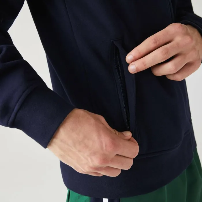 Sweaters and Sweatshirts Men Lacoste Men039s SPORT Lightweight Hoodie Navy Blue 423