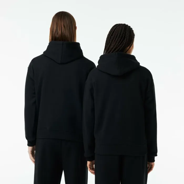 Sweaters and Sweatshirts Men Lacoste Unisex Loose Fit Hoodie Black 031