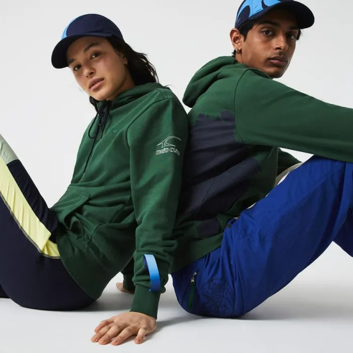 Sweaters and Sweatshirts Men Lacoste Unisex SPORT X Tho Curin Organic Cotton Hoodie Green Navy Blue Nl7 Sweaters and Sweatshirts Men Lacoste Unisex SPORT X Tho Curin Organic Cotton Hoodie Green Navy Blue Nl7