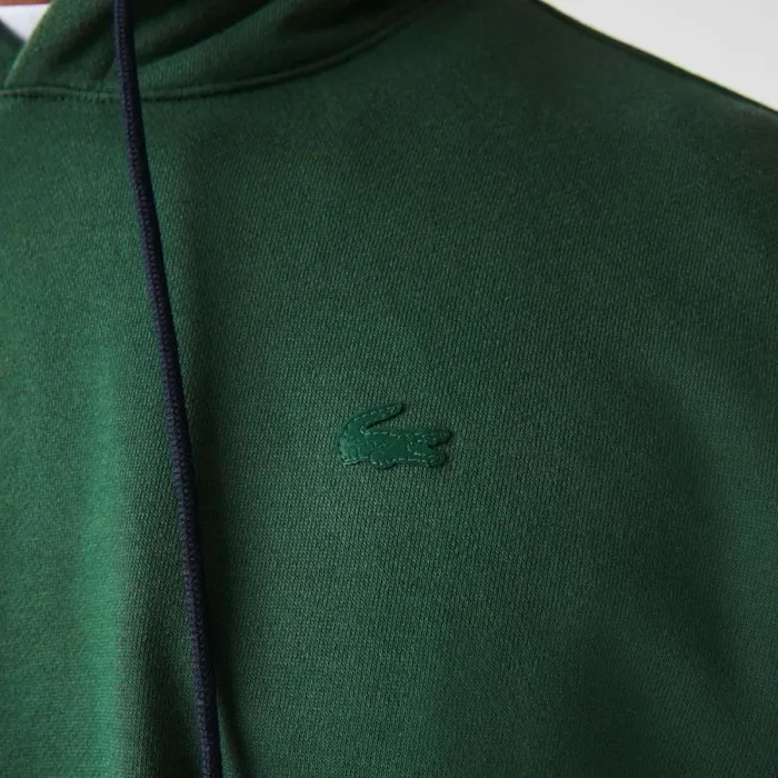 Sweaters and Sweatshirts Men Lacoste Unisex SPORT X Tho Curin Organic Cotton Hoodie Green Navy Blue Nl7