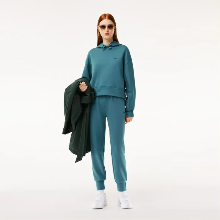 Sweaters and Sweatshirts Women Lacoste Women039s Hoodie Hydro Blue Iy4
