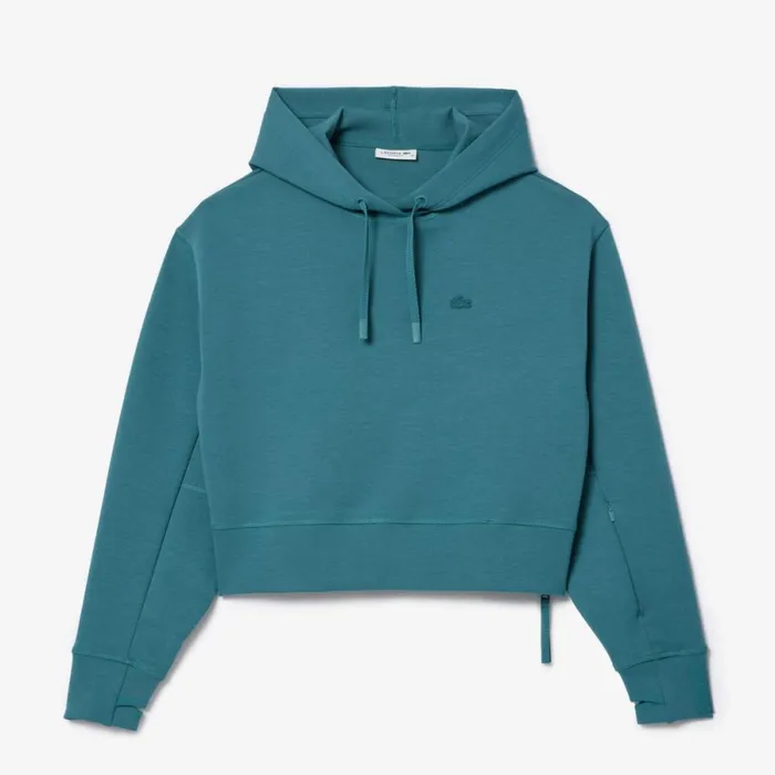 Sweaters and Sweatshirts Women Lacoste Women039s Hoodie Hydro Blue Iy4