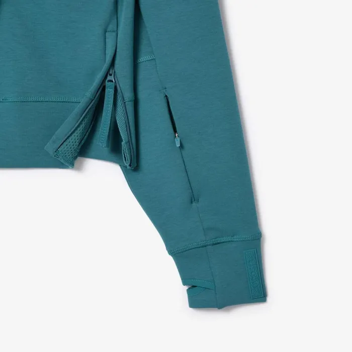 Sweaters and Sweatshirts Women Lacoste Women039s Hoodie Hydro Blue Iy4