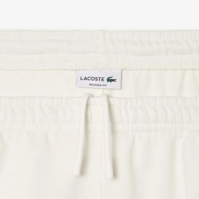 Sweatpants and Trousers Men Lacoste Men039s Logo Stripe Joggers White 70v