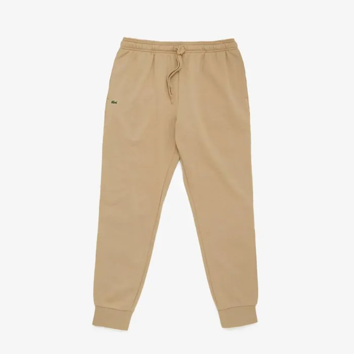 Sweatpants and Trousers Men Lacoste Men039s SPORT Fleece Tennis Sweatpants Beige 02s
